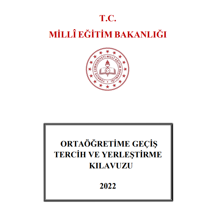 LGS 2022 TERCİH KILAVUZU YAYINLANDI